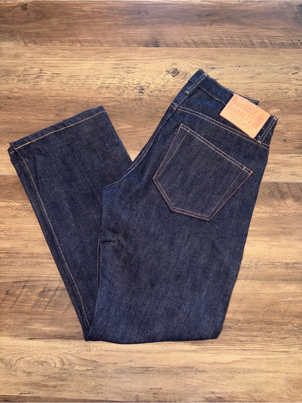 RARE PaulRose Products Heritage Slubby Selvedge Raw Denim | Mens 32 x 30”